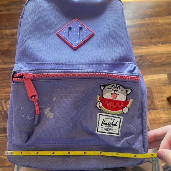 Herschel Supply Company Purple and Pink Backpack with Signature Logo - Picture 5 of 6